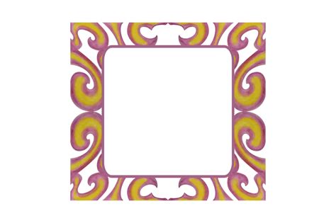 Purple Swirl Border