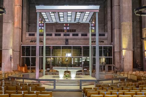 Interior Of St Joseph S Church Eglise Saint Joseph Du Havre By Auguste