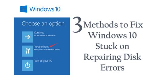 Follow The Working Solutions To Fix Repairing Disk Errors On Windows 10 8 7 And Start Using Your