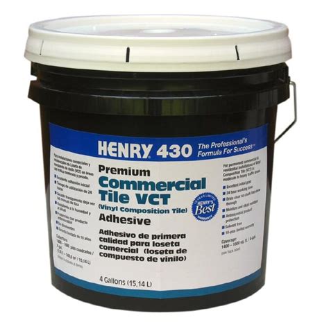 Henry 430 ClearPro VCT Flooring Adhesive (4-Gallon) in the Flooring ...