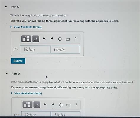 Solved A Device Called A Railgun Uses The Magnetic Force On Chegg