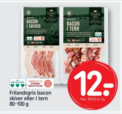 Rema 1000 Baconskiver Tilbud Hos Rema 1000