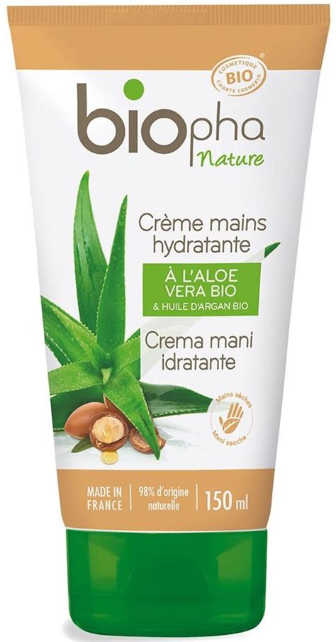 Crème mains hydratante biopha nature