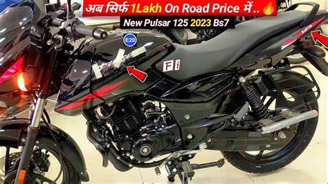 🔥 सिर्फ 1lakh की Price में New 2023 Bajaj Pulsar 125 Bs7 With Fi 🤩 New