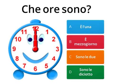 Che Ore Sono Quiz