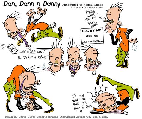 Danny Antonucci character sheet | Ed, Edd n Eddy | Know Your Meme