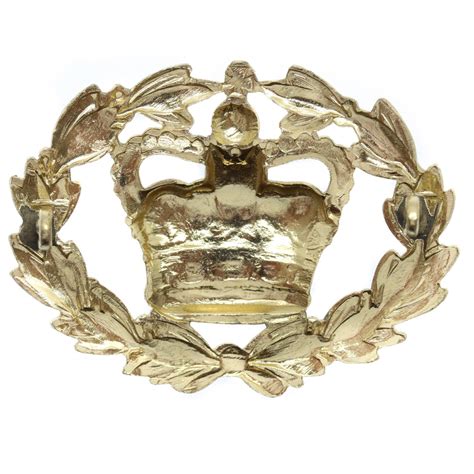 British Army Warrant Officer Class 2 W O II Anodised Staybrite Arm Badge