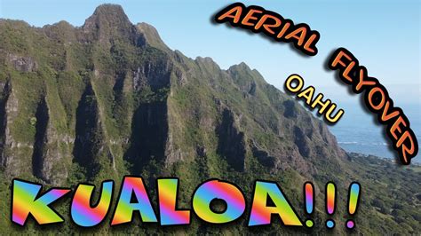 Kualoa Aerial Flyover Oahu Hawaii Youtube