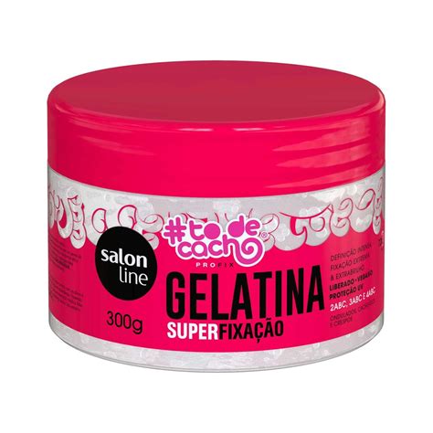 Gelatina Super Fixação Salon Line Lançamento 300g Shopee Brasil