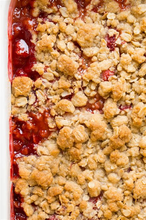 Strawberry Rhubarb Crisp Cooking Classy