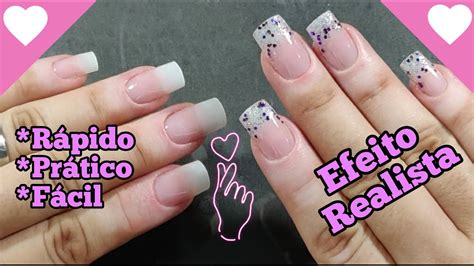 UNHAS REALISTAS POSTIÇAS RÁPIDO E PRÁTICO YouTube