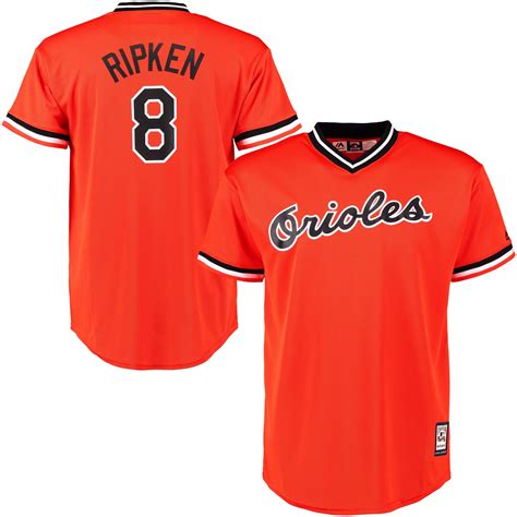 Majestic Cal Ripken Jr Baltimore Orioles Youth Orange Cooperstown