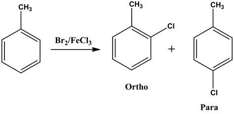 Toluene When Treated With Br2fecl3 Gives P Bromotoluene As The Major