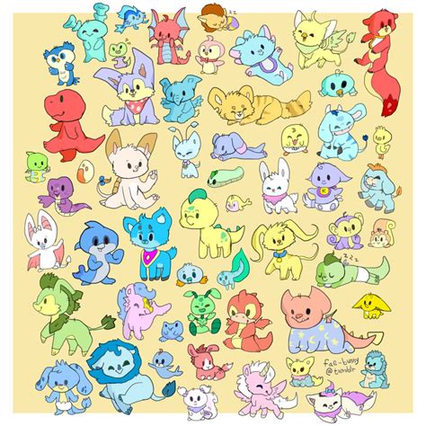 all the baby neopets by amigo on DeviantArt