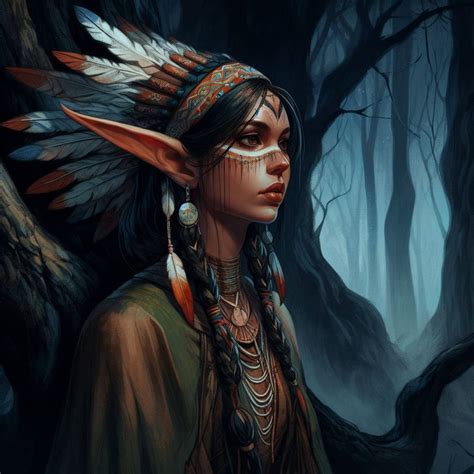 Native American Elf 7 Ai By Karlottarenwa On Deviantart