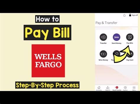 Pay Bills Wells Fargo Wells Fargo Bill Pay Check Wells Fargo App