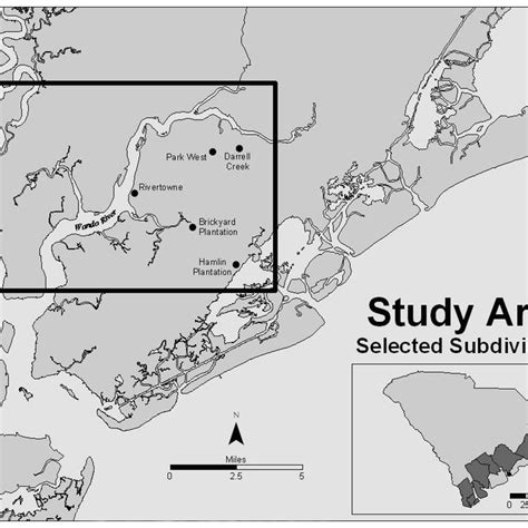 Map of South Carolina Coastal Zone . Map created from data layers ...