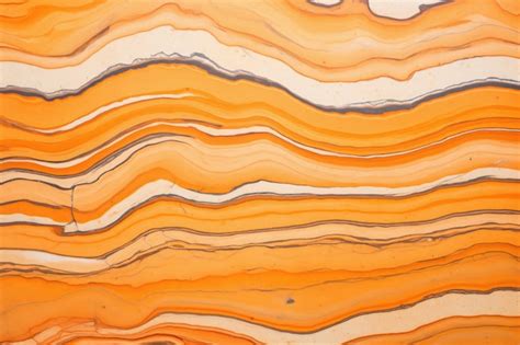 Premium Photo Burnt Orange Marble With Unique Patterning