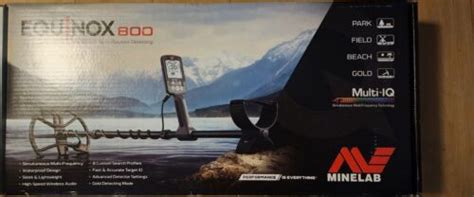 Minelab EQUINOX 800 Multi IQ Underwater Waterproof Metal Detector EBay