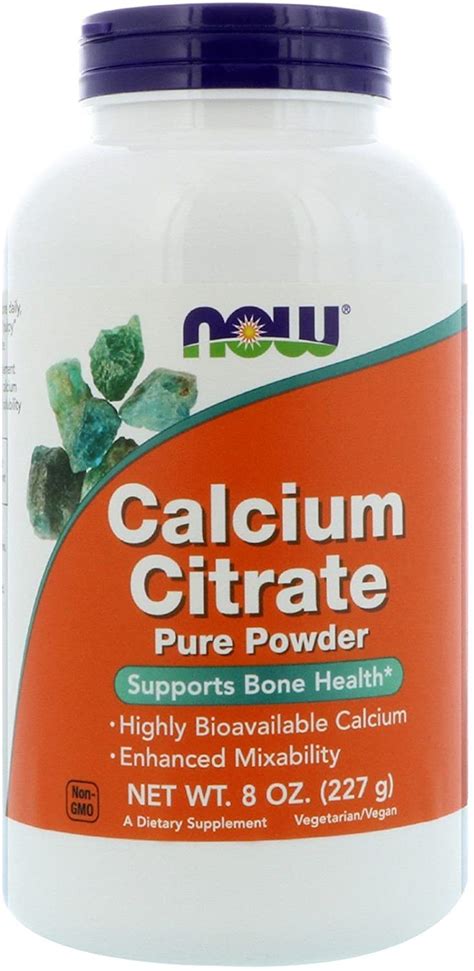 Calcium Citrate Powder Now Avis Objectif Et évaluation équitable 2023