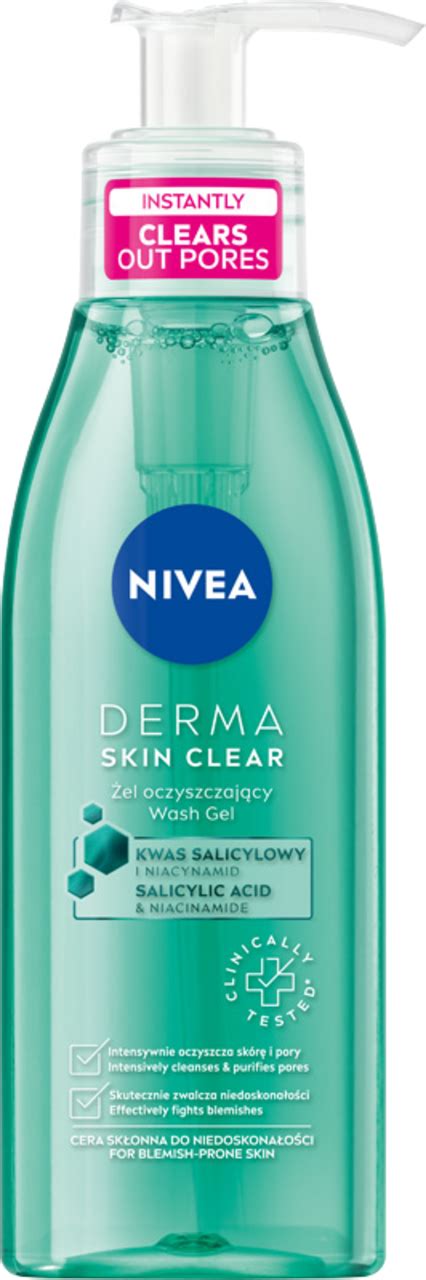 NIVEA Derma Skin Clear żel do mycia twarzy oczyszczający z Kwasem