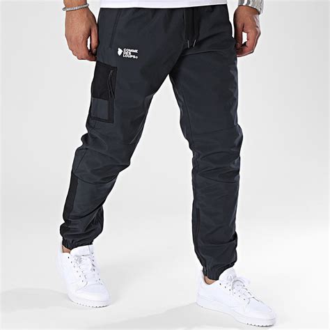 Comme Des Loups Pantalon Cargo Harlem Gris Anthracite