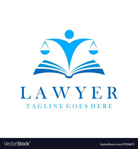 Lawyer logo Royalty Free Vector Image - VectorStock