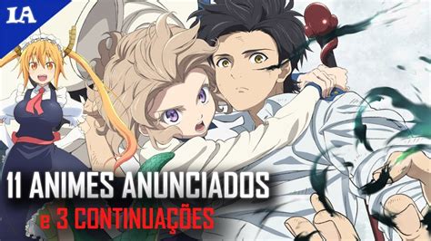 Novos Animes Anunciados Para E Continua Es Youtube