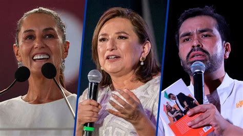 Tercer debate presidencial Así van las candidatas en las encuestas de