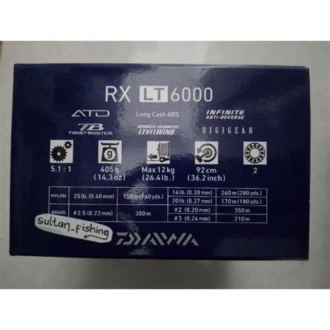 Jual Reel Daiwa RX LT 1000 2000 2500 3000 4000 5000 6000 Shopee Indonesia