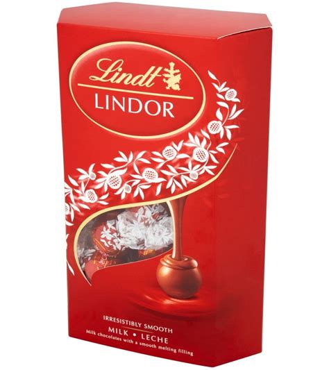 Lindt Lindor Milk Chocolate Cornet 337g Swiss Delights In A Pack Of 2