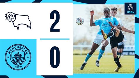 HIGHLIGHTS Derby County 2 0 Man City CITY U18S FALL TO DEFEAT AT