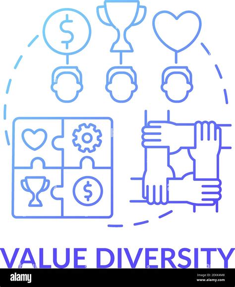 Value Diversity Concept Icon Stock Vector Image Art Alamy