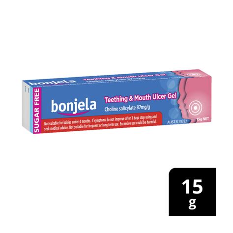 Buy Bonjela Fast Acting Teething Mouth Ulcer Gel 87mg G Choline