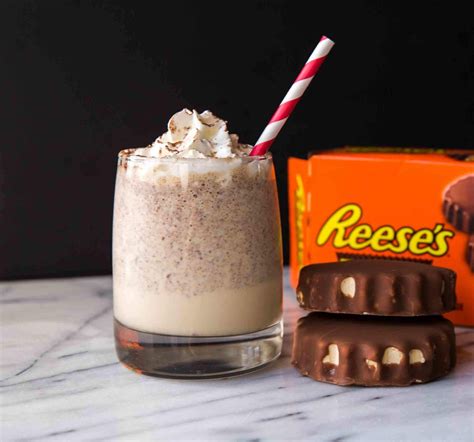 The Transcendent 2 Ingredient Reese S Milkshake Recipe Peanut Butter Cups Peanut Butter