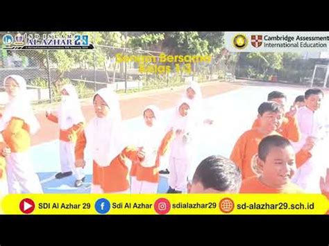 Sd Islam Al Azhar Semarang Serunya Senam Bersama Kelas Youtube