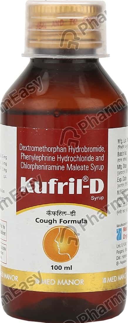 Kufril D Bottle Of Ml Syrup Uses Side Effects Price Dosage