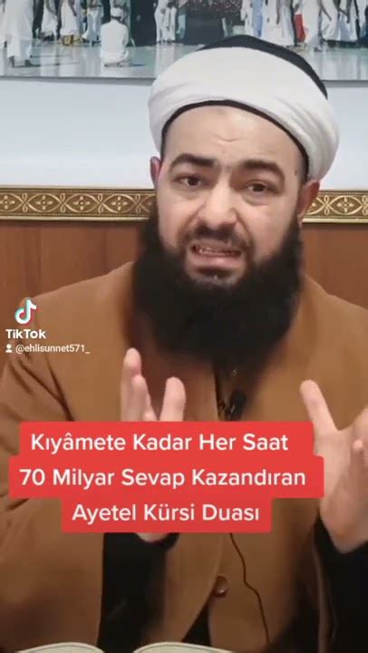 Kiy Mete Kadar Her Saat Milyar Sevap Kazand Ran Ayetel K Rsi Duas