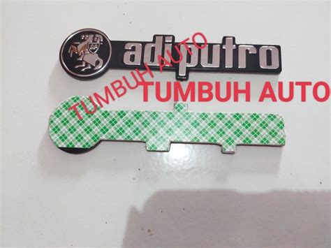 Jual Emblem Logo Tulisan Karoseri Adiputro Lama Gold Emas Semua Mobil