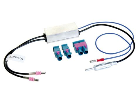 Acv Antennenadapter X Fakra Auf Din Mit Phantomeinspeisung