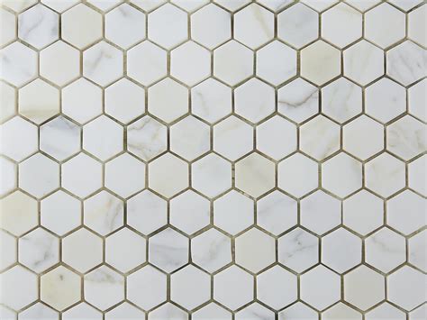 Calacatta Gold Hexagon Mosaic Online Worldstone Solutions