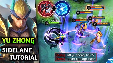 YU ZHONG THE KING OF EXP LANE FULL EXPLAINED TUTORIAL YU ZHONG BEST