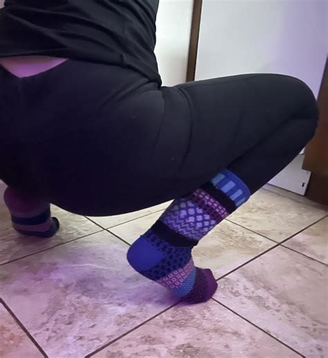 Squatting In My Favorite Socks Rsocksoverleggings