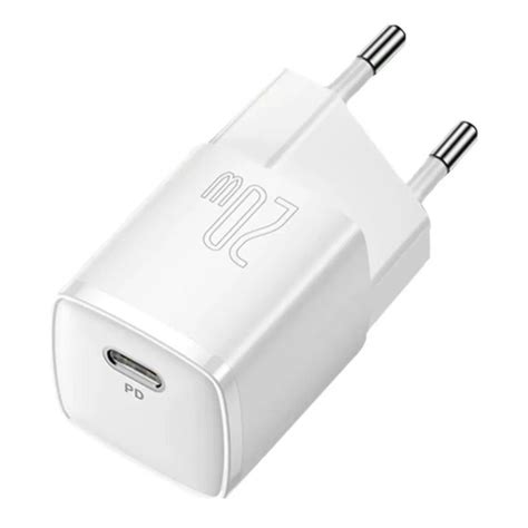 Carregador Parede Mini Usb c 20w Turbo Portátil Base Tomada Carregar