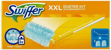 Swiffer Duster XXL 1 Handvat Met 2 Navul Stofdoekjes Starterkit