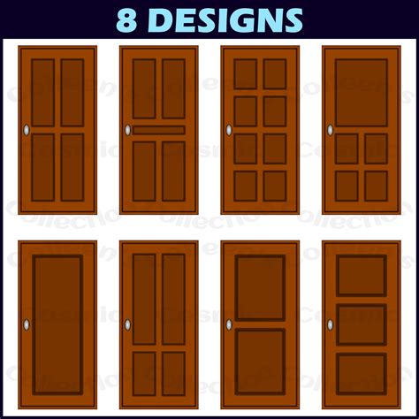 Color Doors Clip Art Library