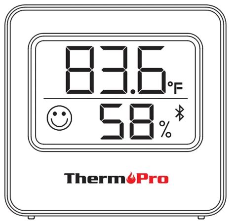 ThermoPro TP357 Bluetooth Hygrometer Mini Room Thermometer Indoor