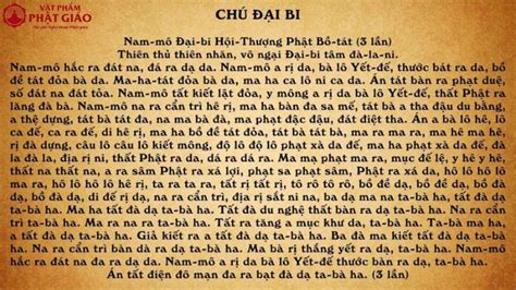 Ý nghĩa Chú Đại Bi và công năng vi diệu của Chú Đại Bi