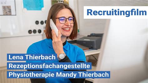 Lena Rezeptionsfachangestellte Physiotherapie Mandy Thierbach