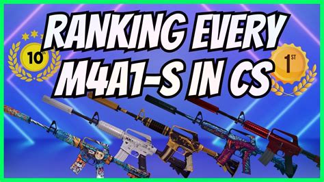 Ranking Every M4a1 S Skin In Cs Go The Best M4a1 S Skins In Cs2 Csgo Youtube